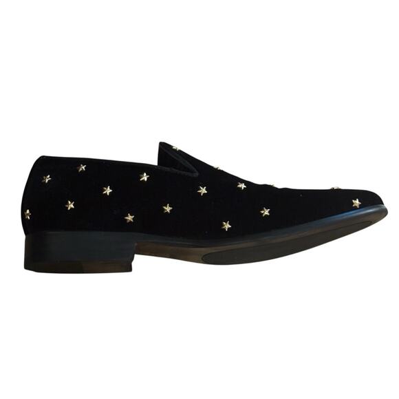 Steve Madden P-Pigiri Black Velvet Star Loafers Size 8 Sold out Style– Flawed - Picture 5 of 14